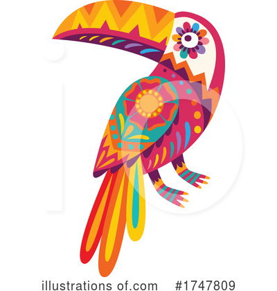 Royalty-Free (RF) Toucan Clipart Illustration by Vector Tradition SM - Stock Sample #1747809