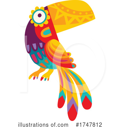Royalty-Free (RF) Toucan Clipart Illustration by Vector Tradition SM - Stock Sample #1747812