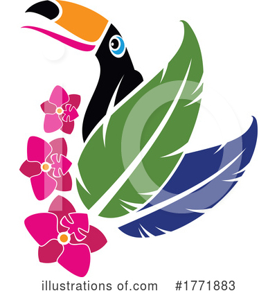 Royalty-Free (RF) Toucan Clipart Illustration by Vector Tradition SM - Stock Sample #1771883