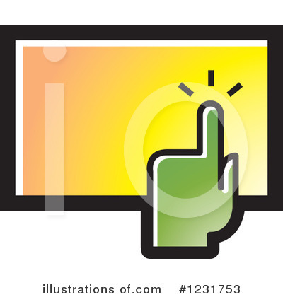 Touch Screen Clipart #1231753 by Lal Perera