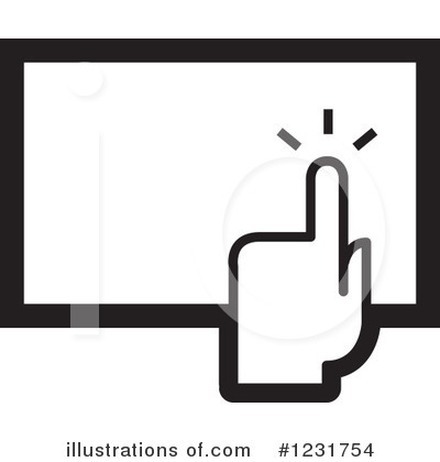 Touch Screen Clipart #1231754 by Lal Perera
