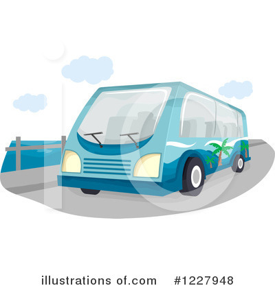 Royalty-Free (RF) Tour Bus Clipart Illustration by BNP Design Studio - Stock Sample #1227948