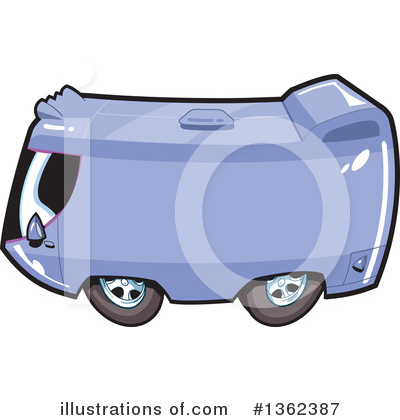 Camper Clipart #1362387 by Clip Art Mascots