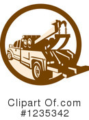 Tow Truck Clipart #1235342 by patrimonio