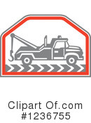 Tow Truck Clipart #1236755 by patrimonio