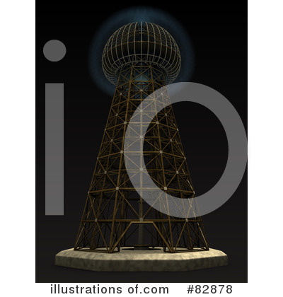 Royalty-Free (RF) Tower Clipart Illustration by Leo Blanchette - Stock Sample #82878