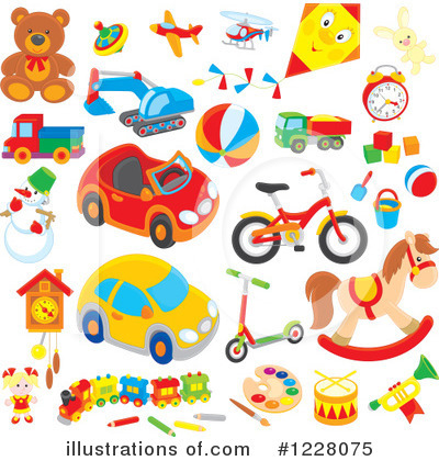 Bicycle Clipart #1228075 by Alex Bannykh