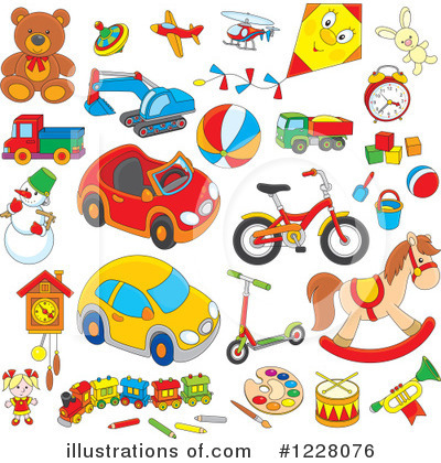 Colored Pencils Clipart #1228076 by Alex Bannykh
