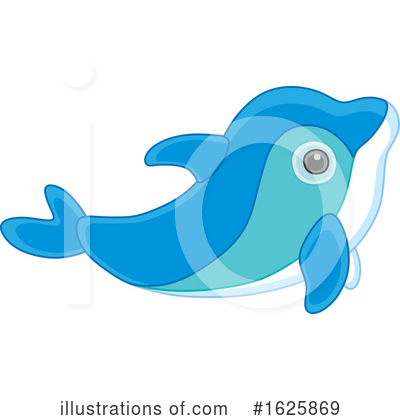 Dolphin Clipart #1625869 by Alex Bannykh