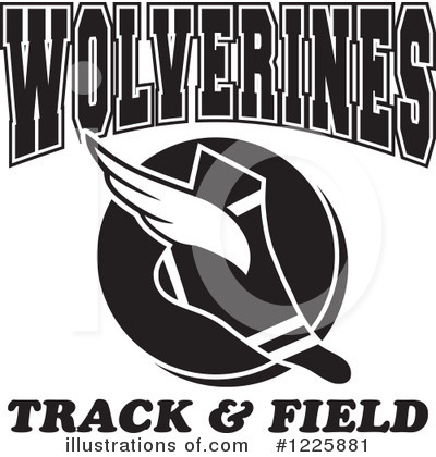 Royalty-Free (RF) Track And Field Clipart Illustration by Johnny Sajem - Stock Sample #1225881