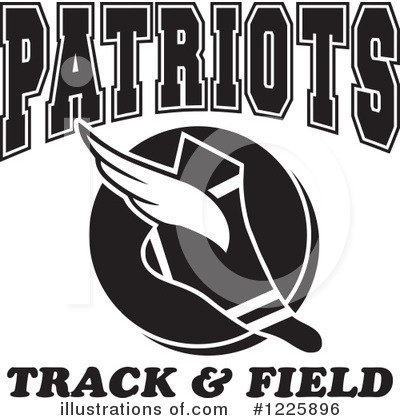 Royalty-Free (RF) Track And Field Clipart Illustration by Johnny Sajem - Stock Sample #1225896