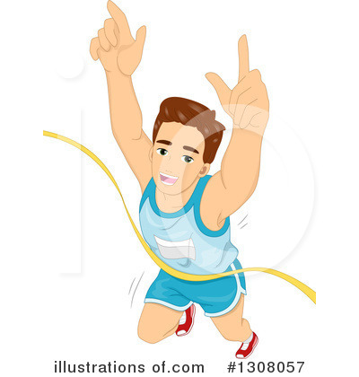 Royalty-Free (RF) Track And Field Clipart Illustration by BNP Design Studio - Stock Sample #1308057