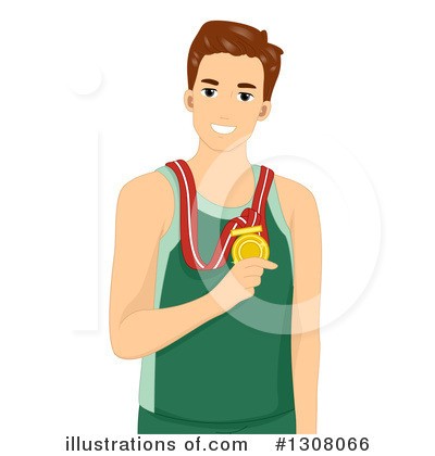 Royalty-Free (RF) Track And Field Clipart Illustration by BNP Design Studio - Stock Sample #1308066