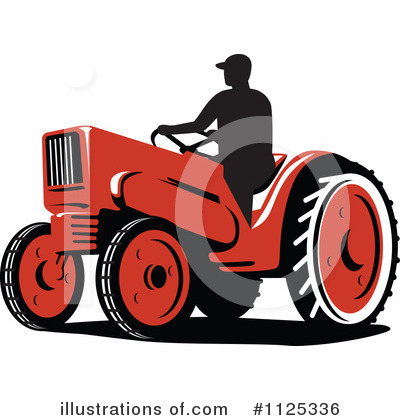 Tractor Clipart #1125336 by patrimonio
