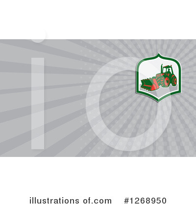 Royalty-Free (RF) Tractor Clipart Illustration by patrimonio - Stock Sample #1268950