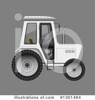 Royalty-Free (RF) Tractor Clipart Illustration by vectorace - Stock Sample #1301464