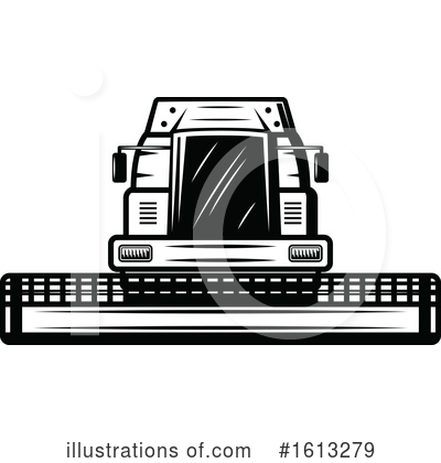 Royalty-Free (RF) Tractor Clipart Illustration by Vector Tradition SM - Stock Sample #1613279