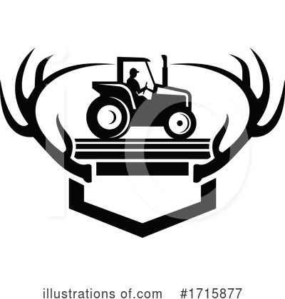 Royalty-Free (RF) Tractor Clipart Illustration by patrimonio - Stock Sample #1715877