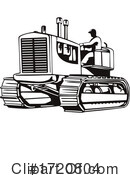 Tractor Clipart #1720804 by patrimonio
