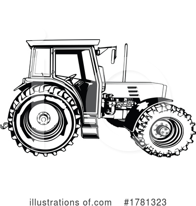 Royalty-Free (RF) Tractor Clipart Illustration by dero - Stock Sample #1781323