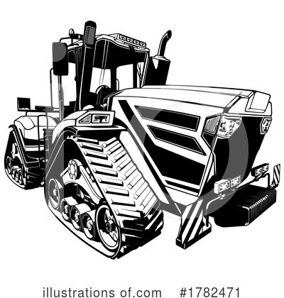 Royalty-Free (RF) Tractor Clipart Illustration by dero - Stock Sample #1782471