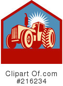 Tractor Clipart #216234 by patrimonio