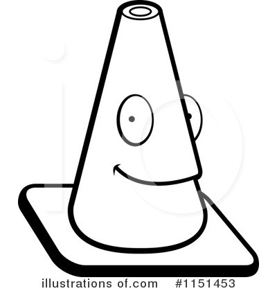 Traffic Cone Clipart #1151453 by Cory Thoman