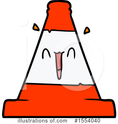 Royalty-Free (RF) Traffic Cone Clipart Illustration by lineartestpilot - Stock Sample #1554040