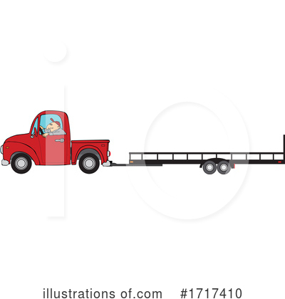 Royalty-Free (RF) Trailer Clipart Illustration by djart - Stock Sample #1717410