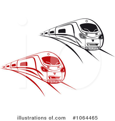 Royalty-Free (RF) Train Clipart Illustration by Vector Tradition SM - Stock Sample #1064465
