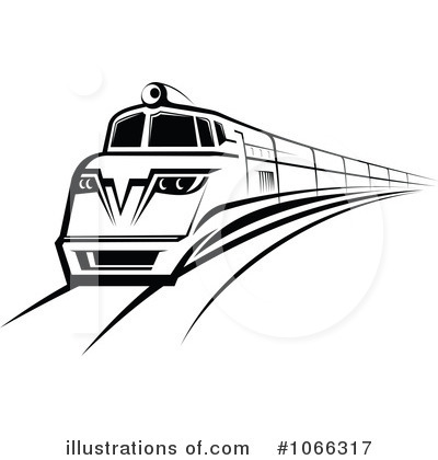 Royalty-Free (RF) Train Clipart Illustration by Vector Tradition SM - Stock Sample #1066317