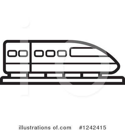 Royalty-Free (RF) Train Clipart Illustration by Lal Perera - Stock Sample #1242415
