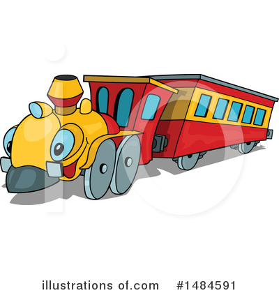 Royalty-Free (RF) Train Clipart Illustration by dero - Stock Sample #1484591