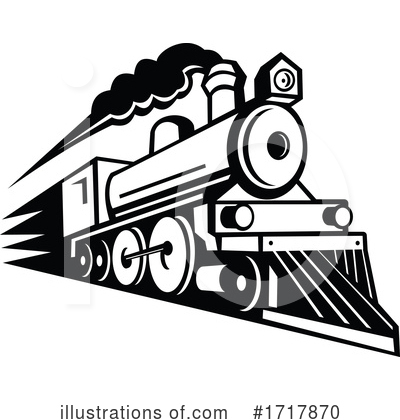 Royalty-Free (RF) Train Clipart Illustration by patrimonio - Stock Sample #1717870
