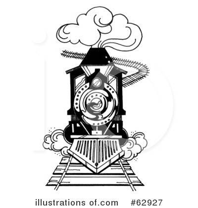Royalty-Free (RF) Train Clipart Illustration by LoopyLand - Stock Sample #62927