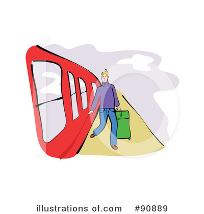 Royalty-Free (RF) Train Clipart Illustration by Prawny - Stock Sample #90889