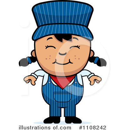 Royalty-Free (RF) Train Engineer Clipart Illustration by Cory Thoman - Stock Sample #1108242