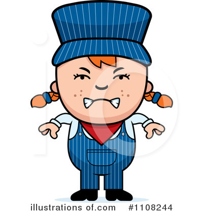 Royalty-Free (RF) Train Engineer Clipart Illustration by Cory Thoman - Stock Sample #1108244