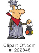 Train Engineer Clipart #1222848 by toonaday