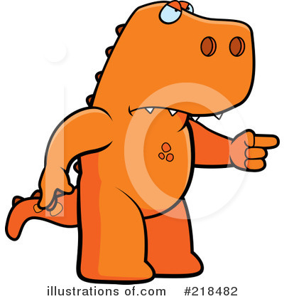 Royalty-Free (RF) Trannosaurus Clipart Illustration by Cory Thoman - Stock Sample #218482