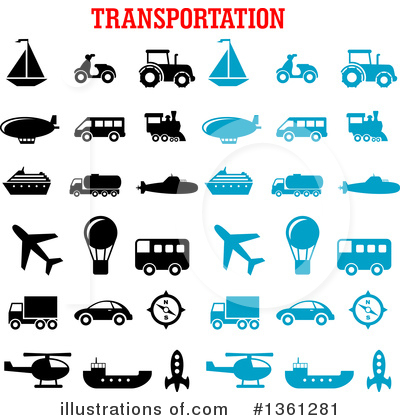 Royalty-Free (RF) Transportation Clipart Illustration by Vector Tradition SM - Stock Sample #1361281