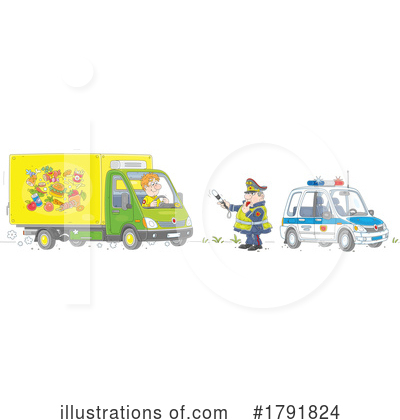 Police Clipart #1791824 by Alex Bannykh