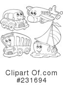 Transportation Clipart #231694 by visekart