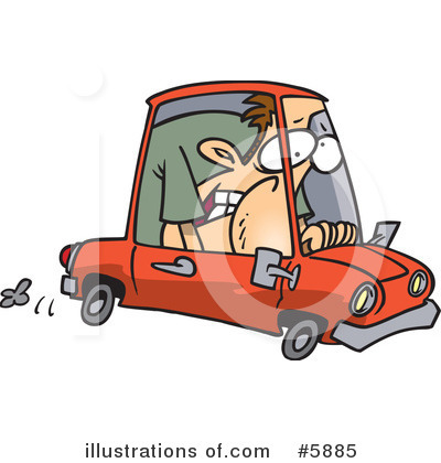 Royalty-Free (RF) Transportation Clipart Illustration by toonaday - Stock Sample #5885