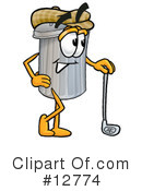 Trash Can Character Clipart #12774 by Toons4Biz