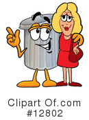 Trash Can Character Clipart #12802 by Toons4Biz