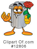 Trash Can Character Clipart #12806 by Toons4Biz