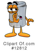 Trash Can Character Clipart #12812 by Toons4Biz