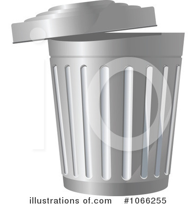 Trash Can Clipart #1066255 by Vector Tradition SM