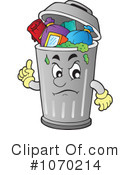 Trash Can Clipart #1070214 by visekart